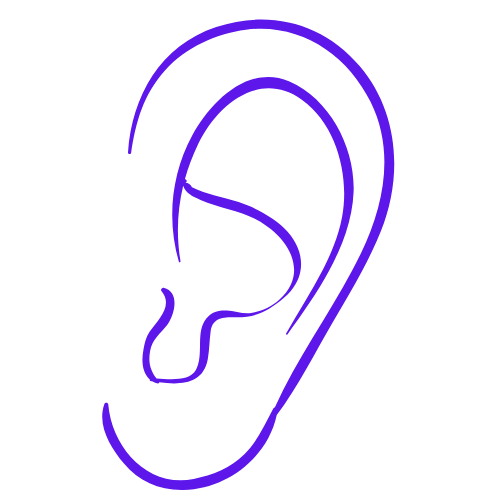 An ear illustration