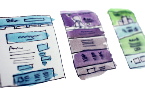 Image of paper prototypes